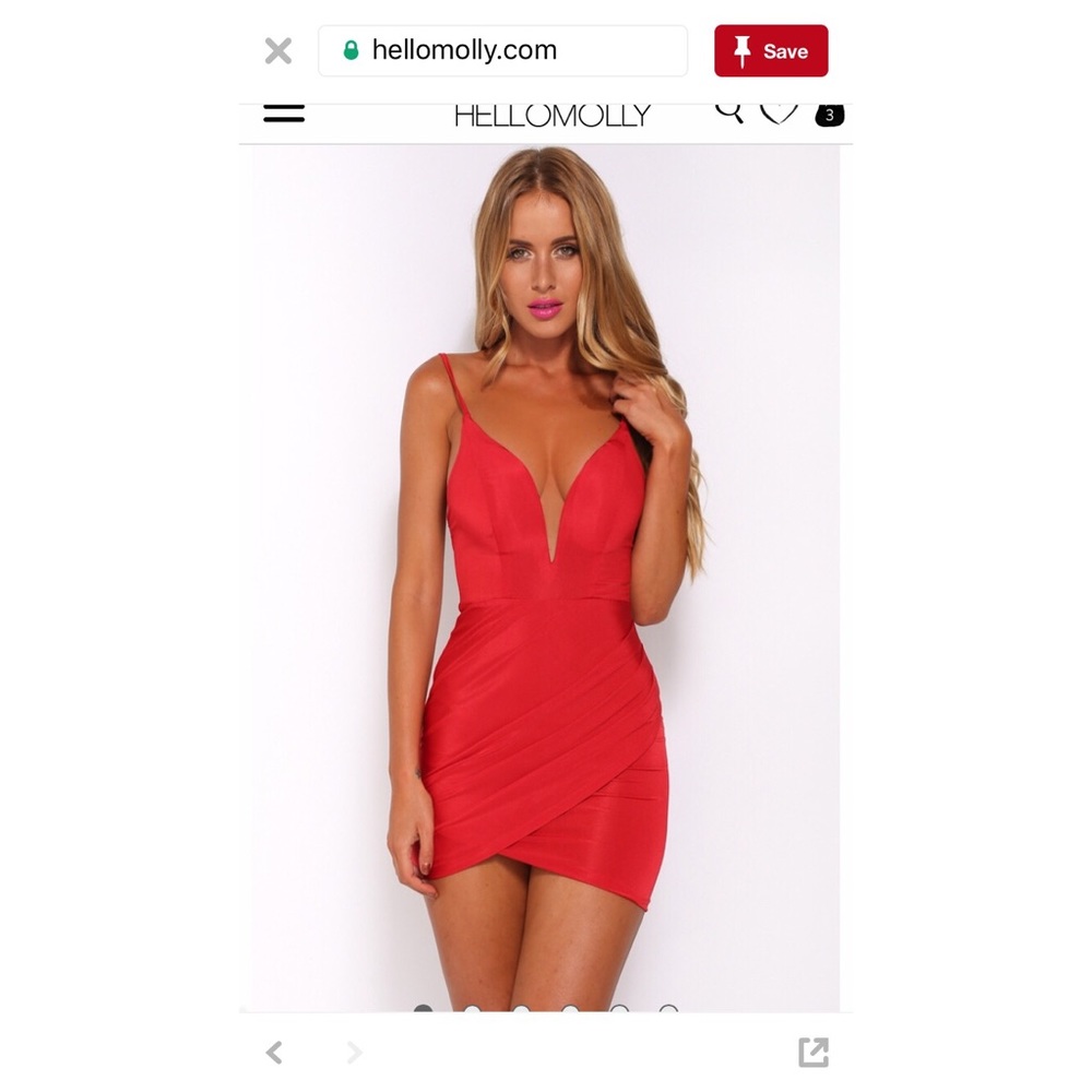 Red HelloMolly mini dress